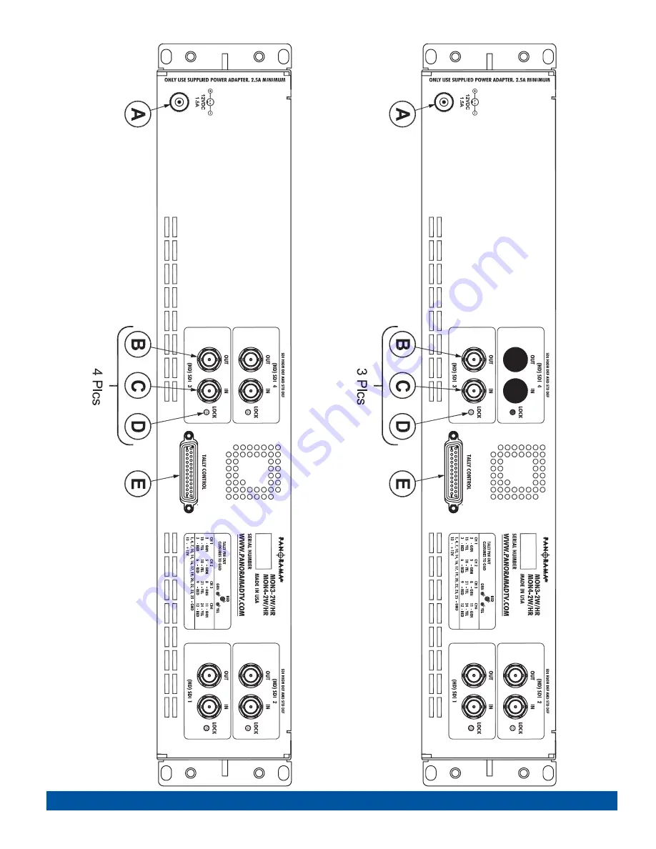 Panorama MON3-2W/HR User Manual Download Page 11