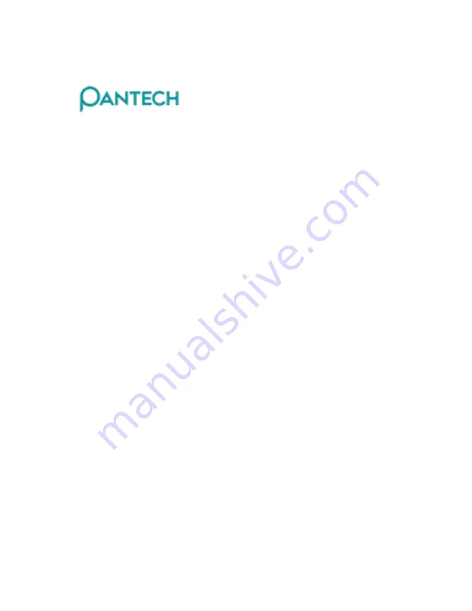 Pantech G310 Service Manual Download Page 1