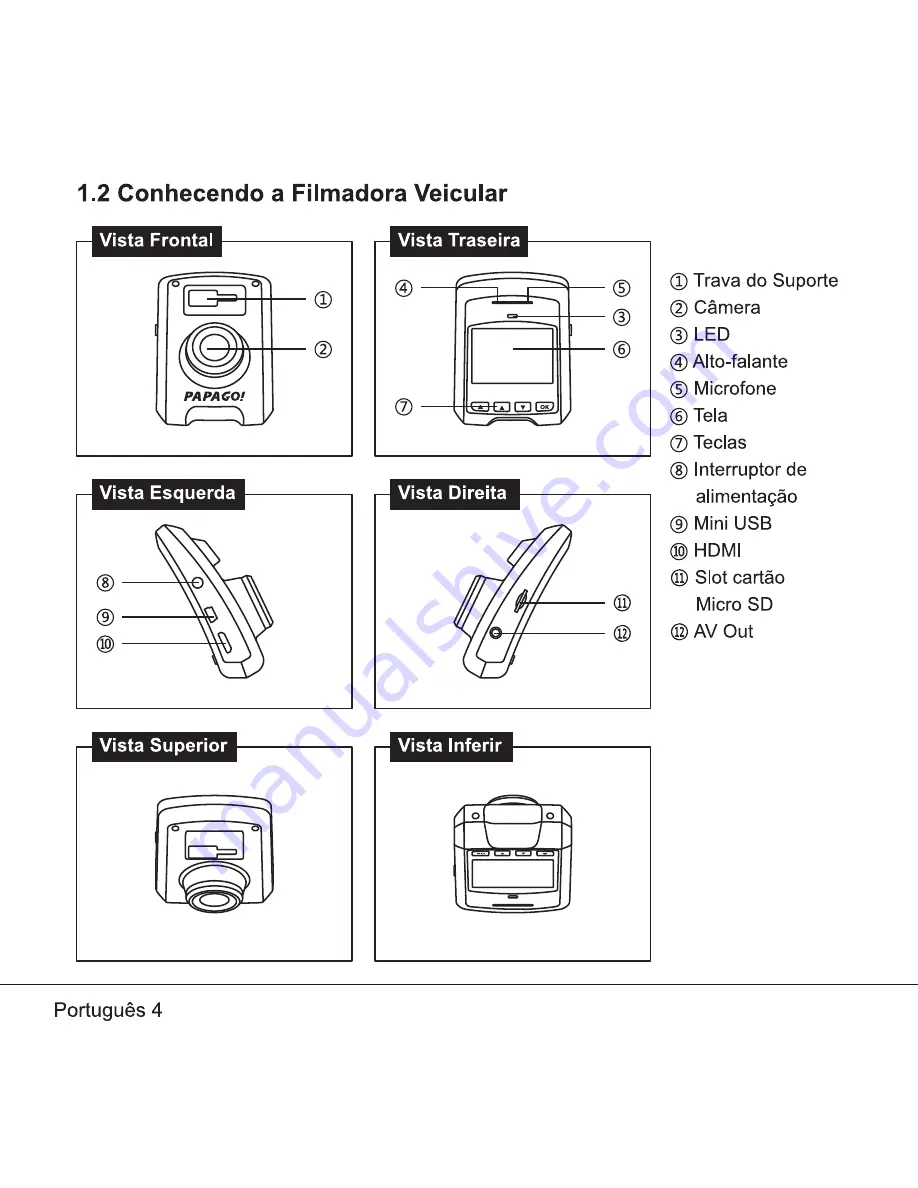 Papago Dashcam GoSafe 330 Quick Start Manual Download Page 37