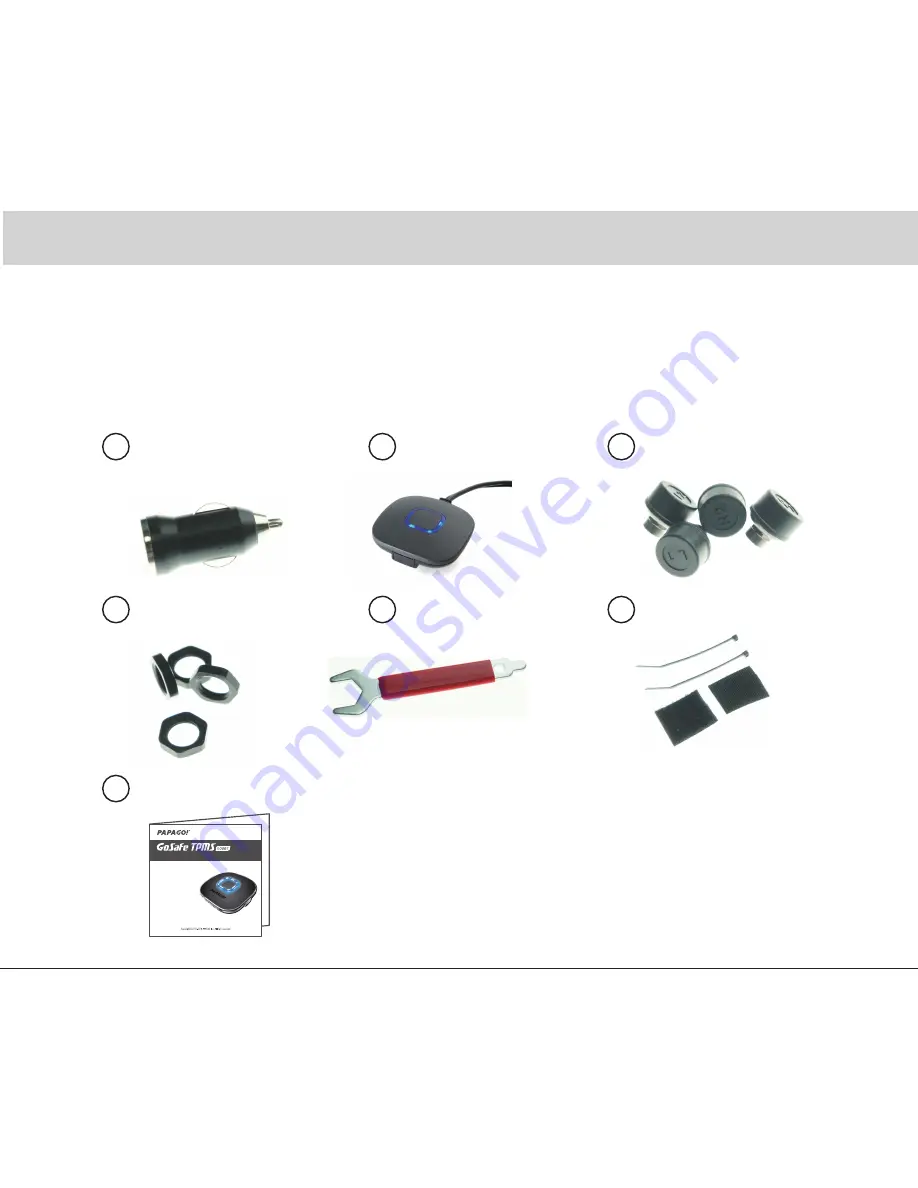 Papago GoSafe TPMS 500BT User Manual Download Page 7