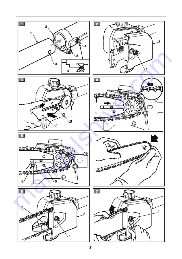 PAPILLON MULTICUTTER 33N Instruction Manual Download Page 21