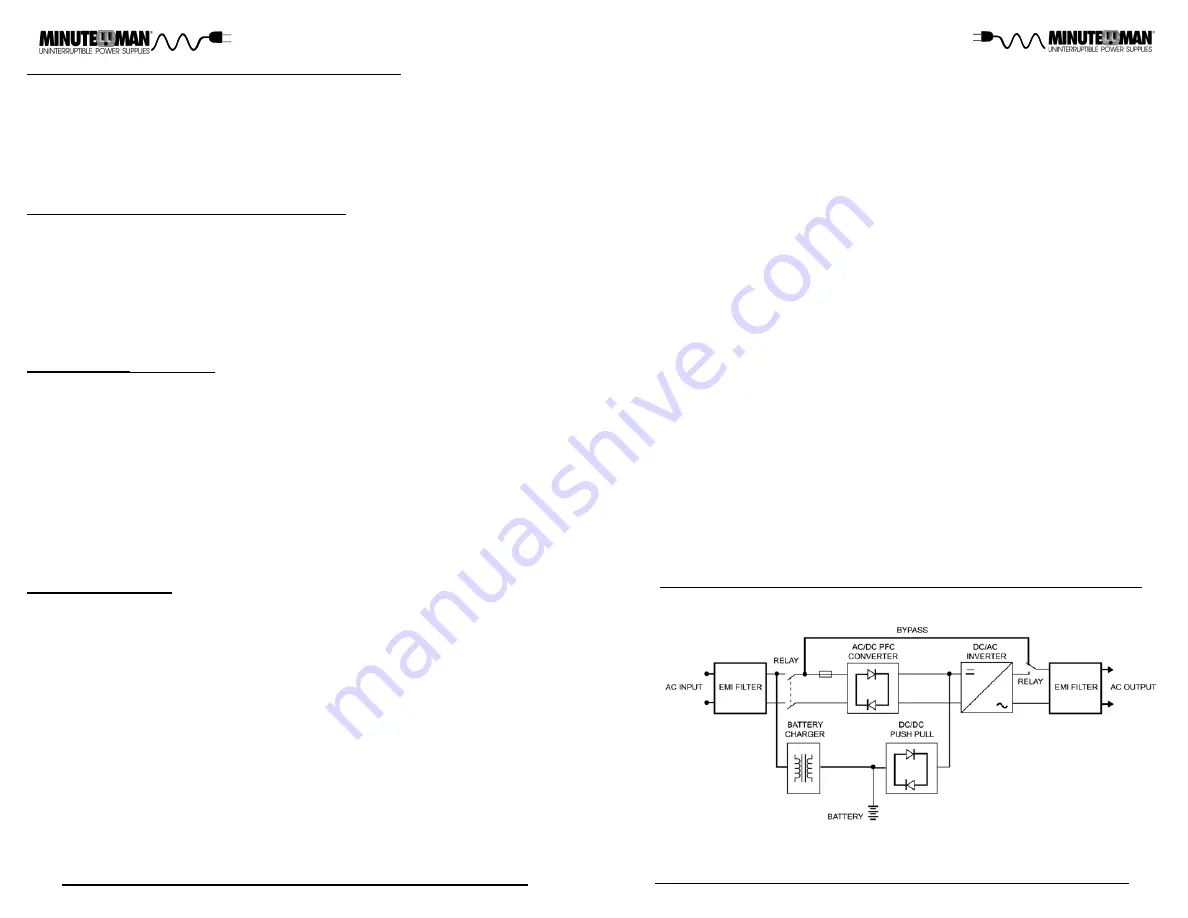 Para systems Minuteman Encompass EC1000RT2U User Manual Download Page 9