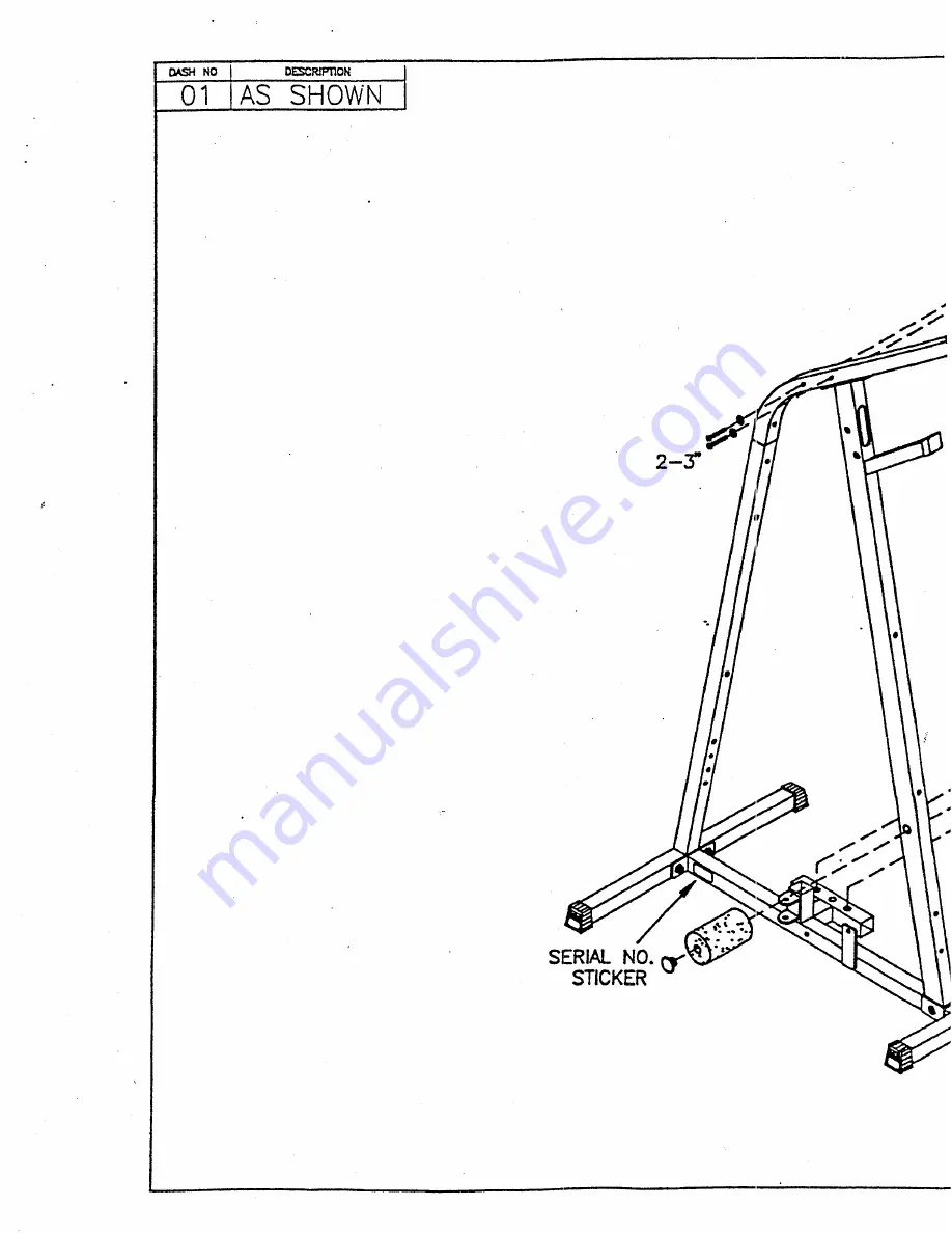 ParaBody 350 HOME GYM Product Assembly Instruction Sheets Download Page 24