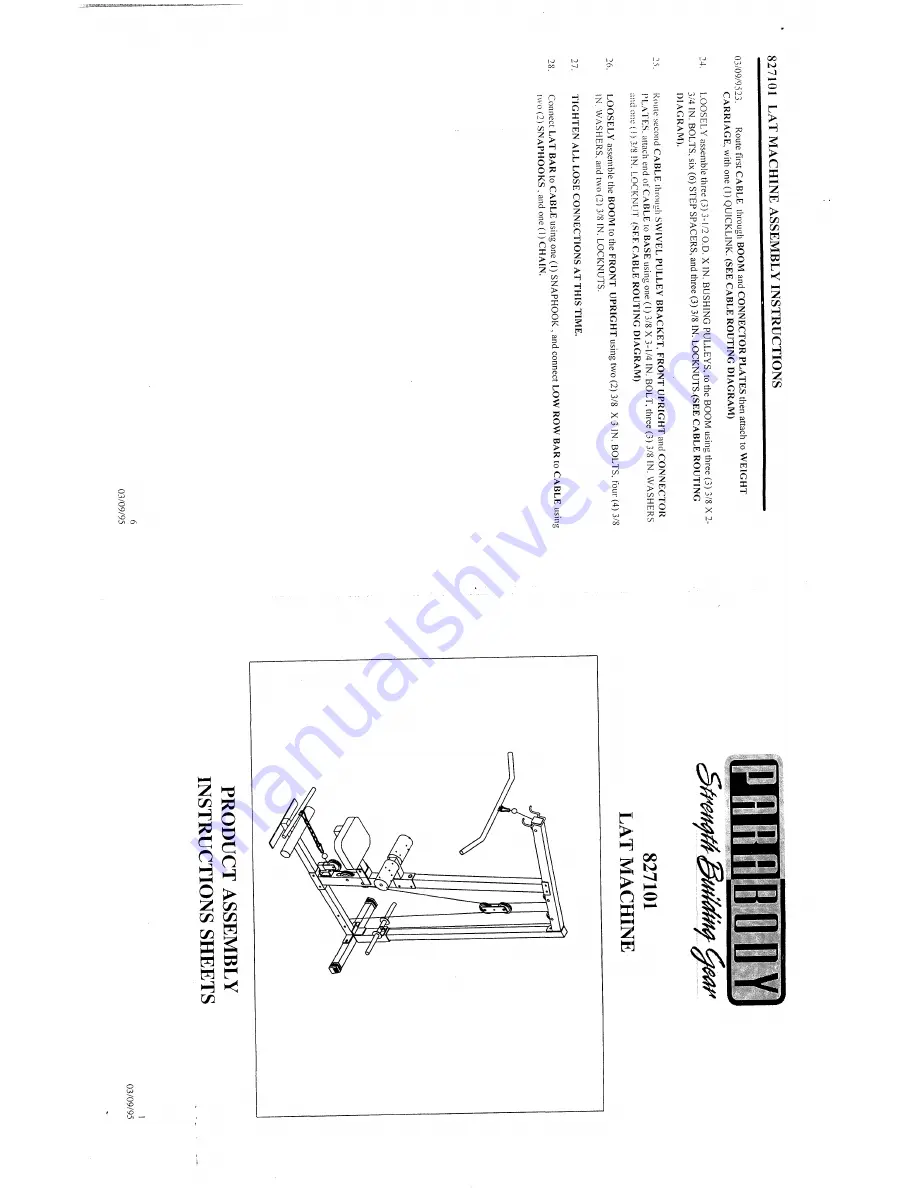 ParaBody 827101 Скачать руководство пользователя страница 1