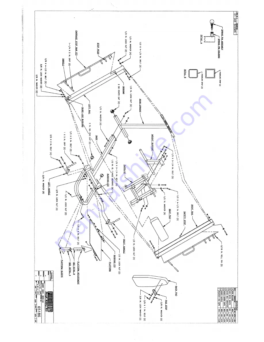 ParaBody 835101 Assembly Instruction Sheet Download Page 9