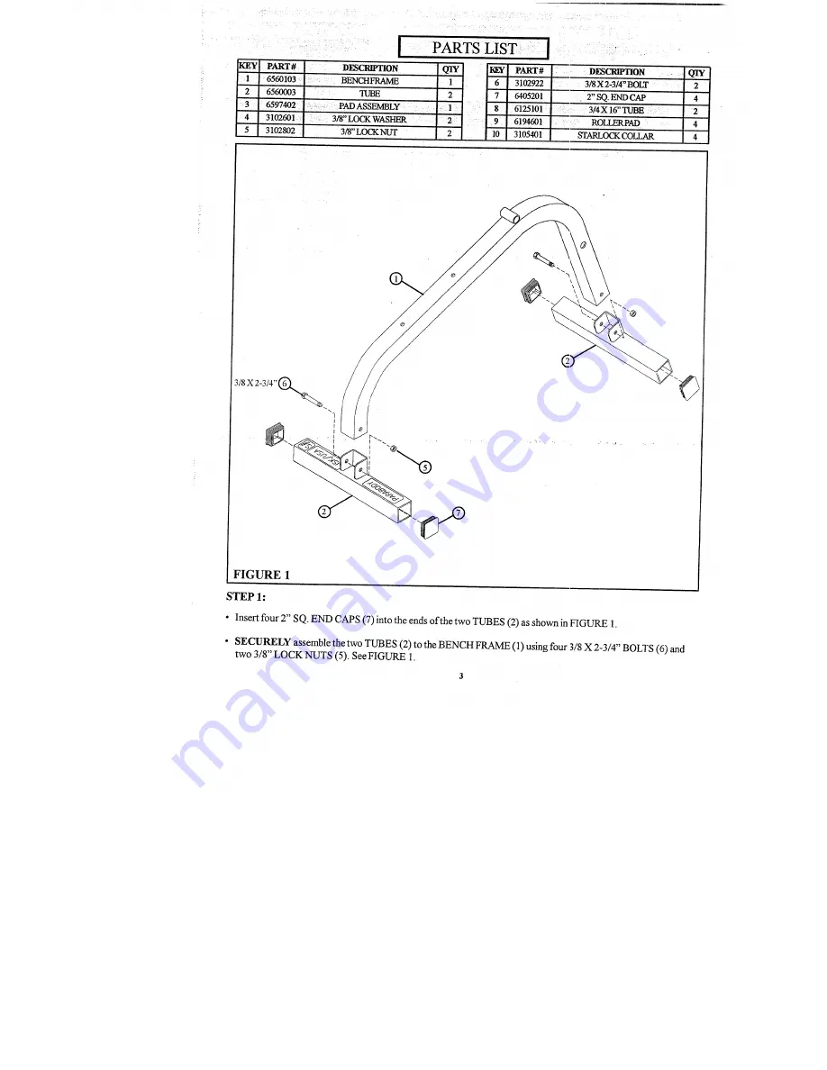 ParaBody 855103 Assembly Instructions Download Page 3