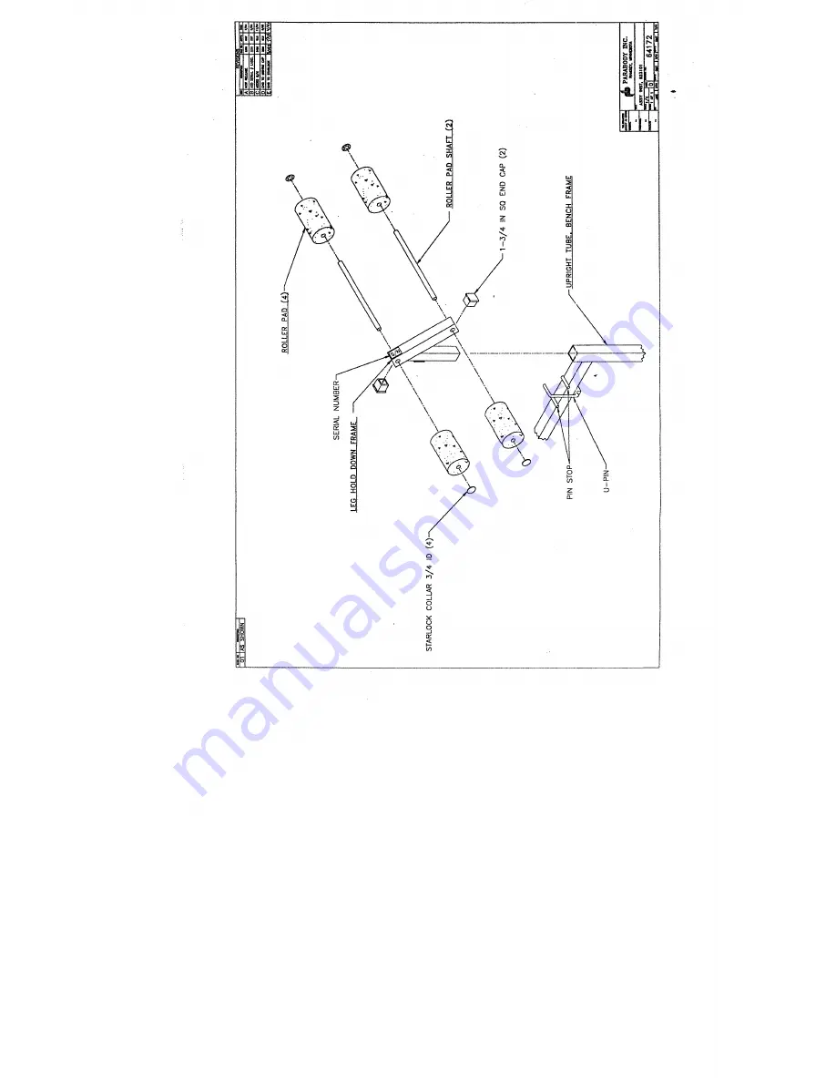 ParaBody Leg Hold Down 823101 Скачать руководство пользователя страница 4