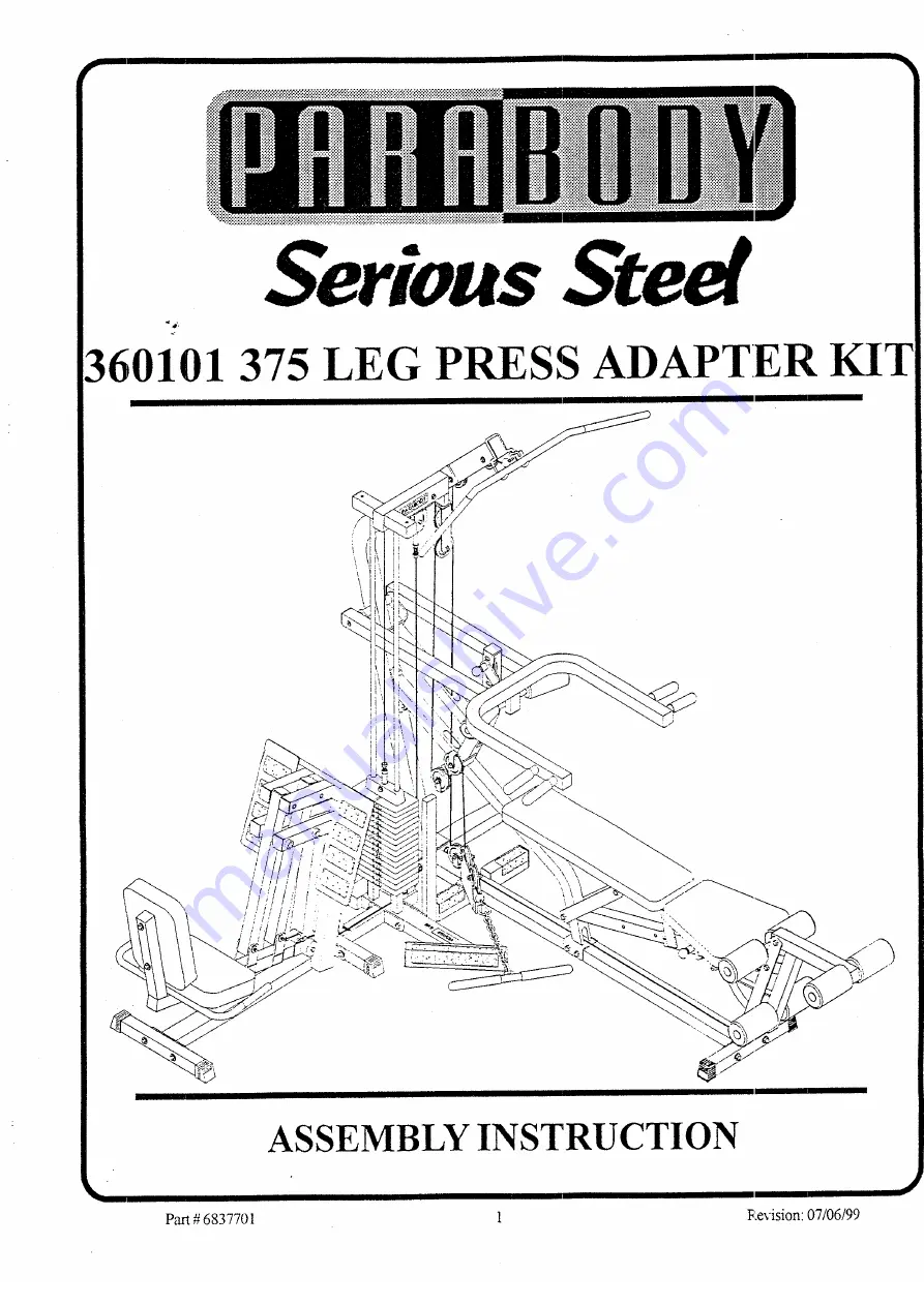 ParaBody Serious Steel 360101 375 Скачать руководство пользователя страница 1