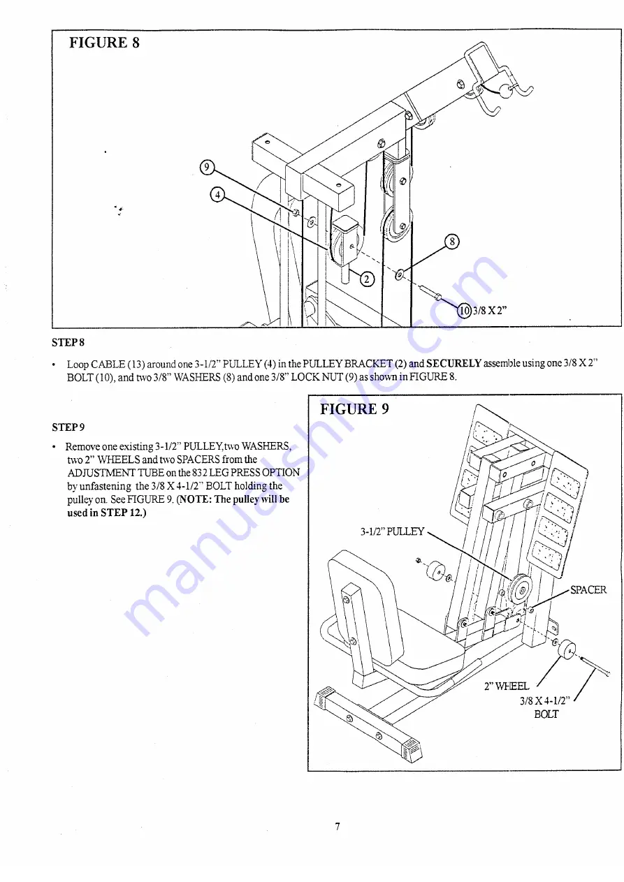 ParaBody Serious Steel 360101 375 Assembly Instruction Manual Download Page 7