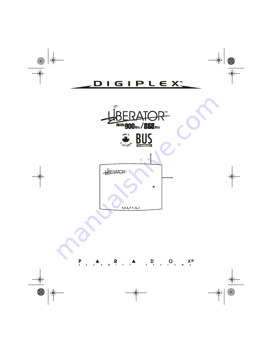 Paradox Digiplex Liberator DGP-319 Скачать руководство пользователя страница 1