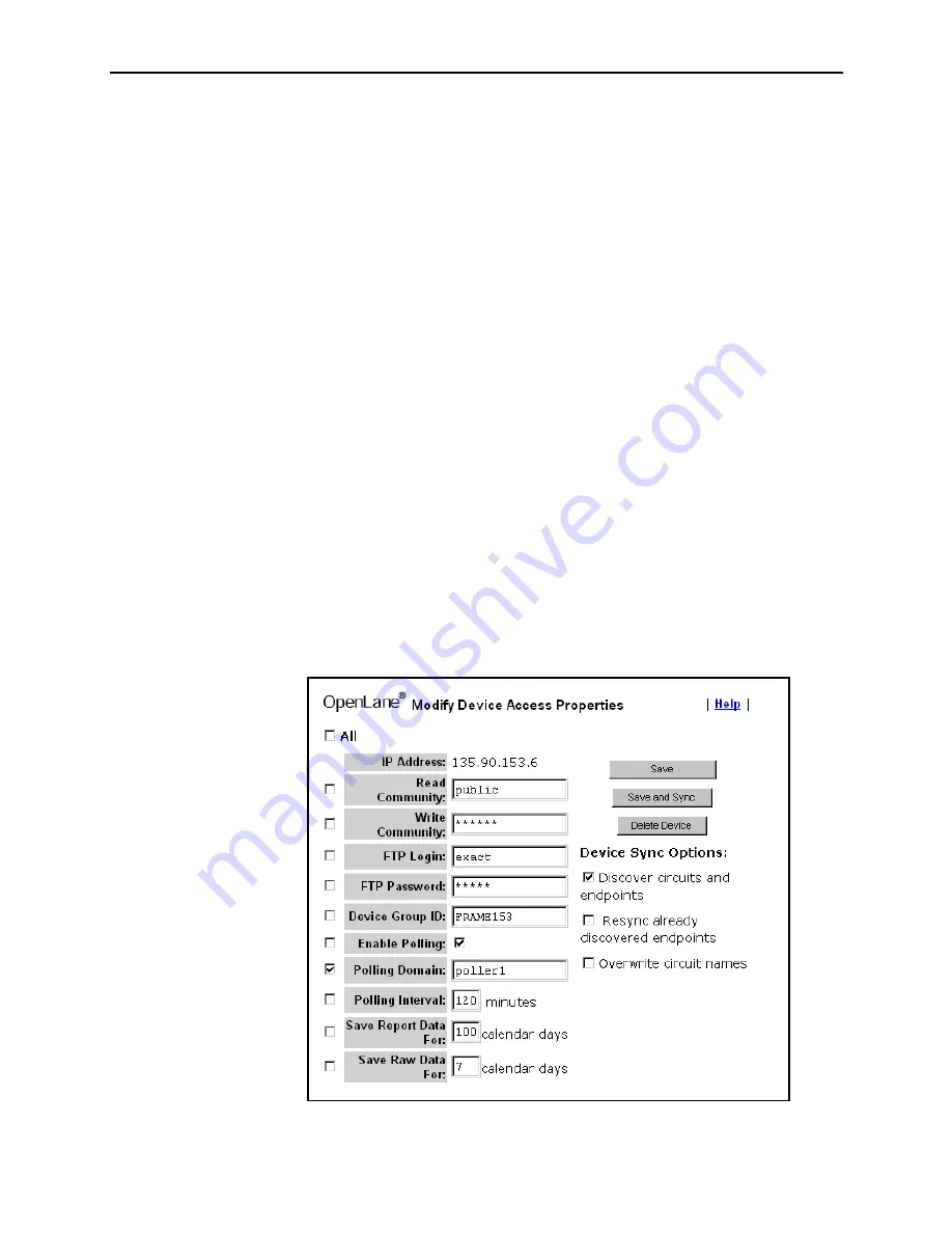 Paradyne OpenLane SLM 5.5 Скачать руководство пользователя страница 42