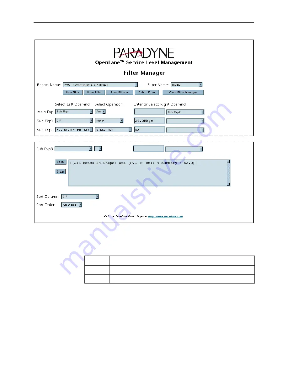 Paradyne OPENLANE Скачать руководство пользователя страница 70