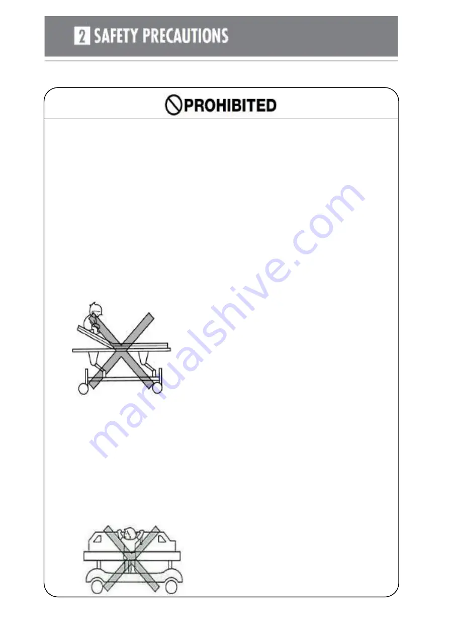 PARAMOUNT BED PK-8000 Series Instruction Manual Download Page 14