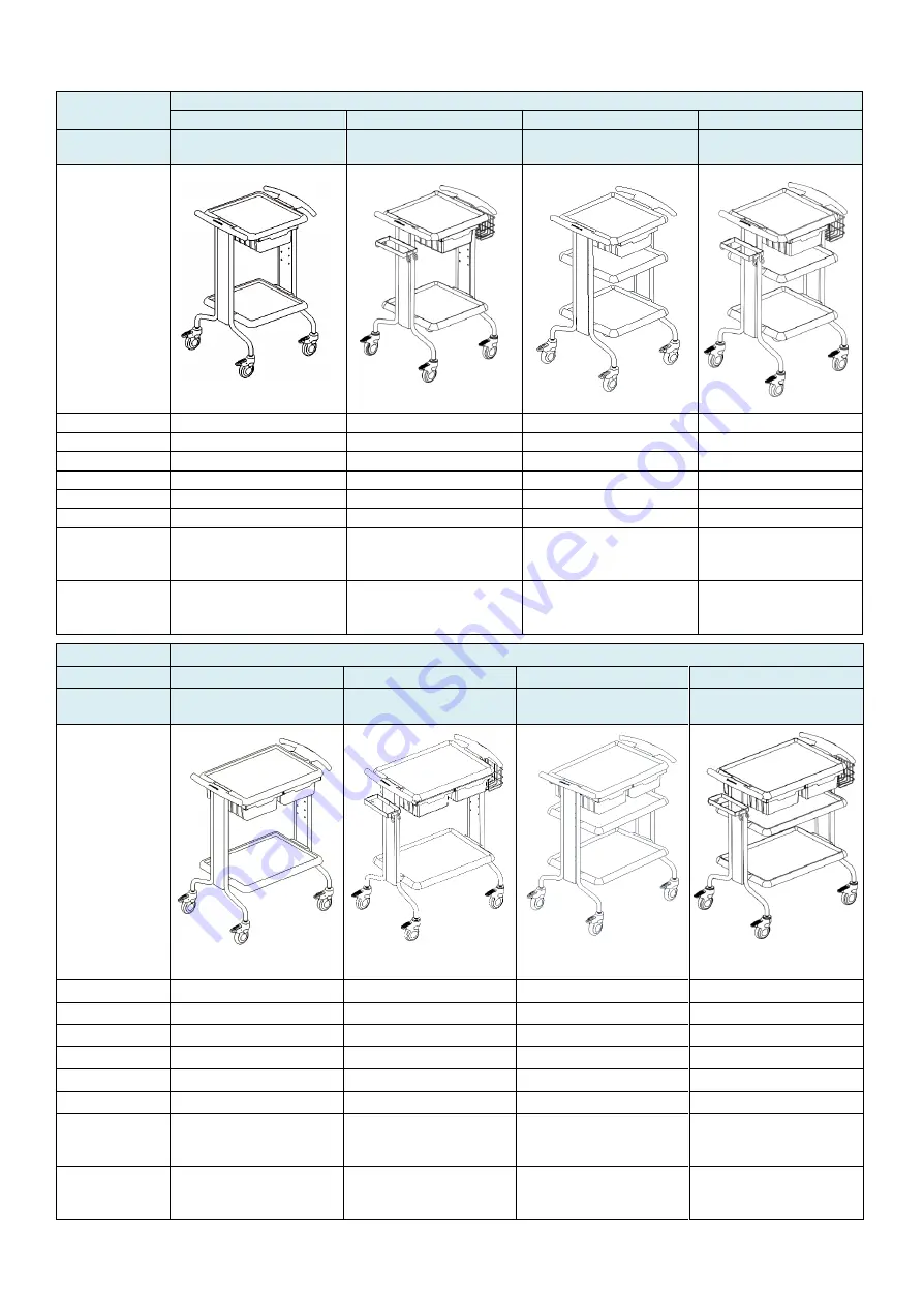 PARAMOUNT BED PY-700 Series Instruction Manual Download Page 7