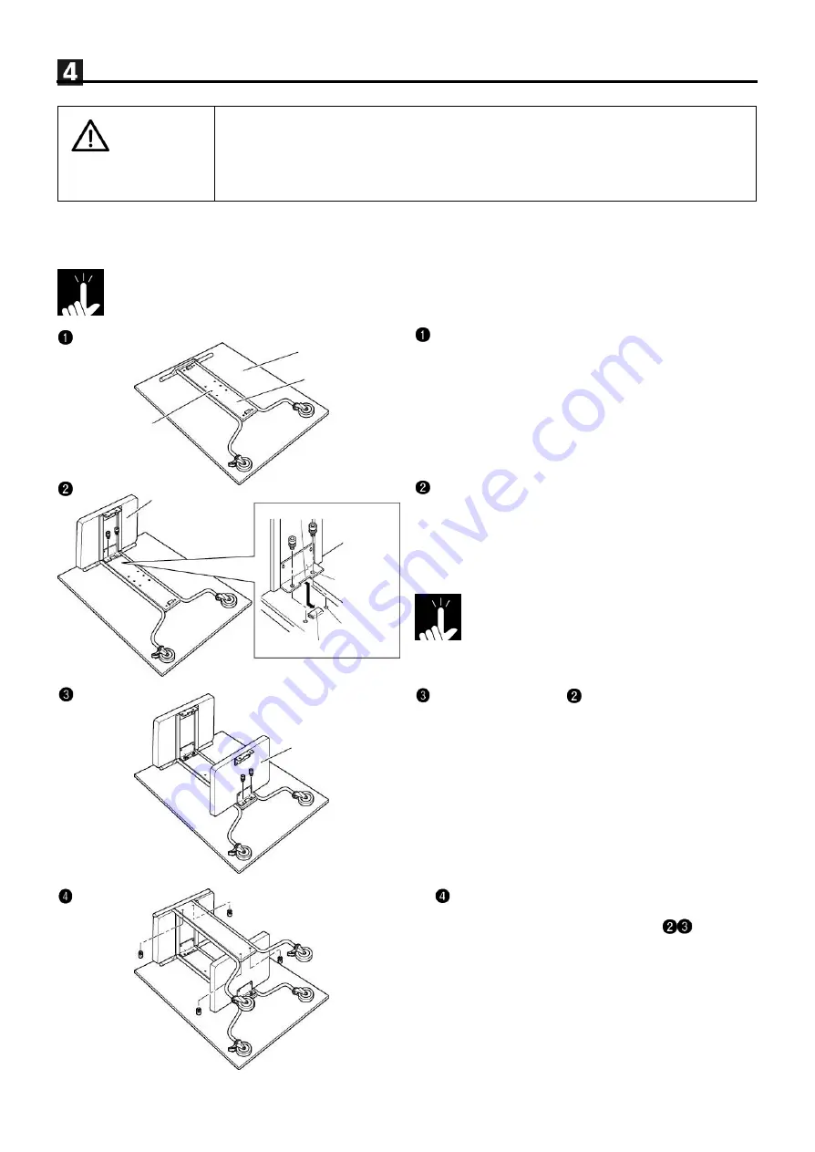 PARAMOUNT BED PY-700 Series Instruction Manual Download Page 9