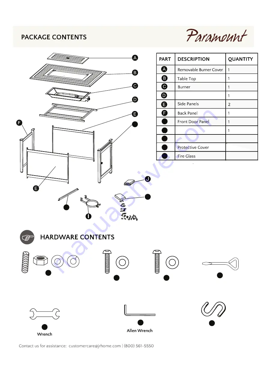 Paramount Fitness FP-341-BK Скачать руководство пользователя страница 3