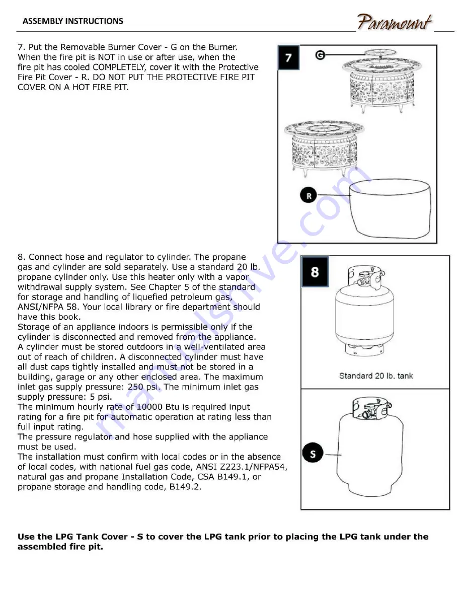 Paramount Fitness FP1001 Owner'S Manual Download Page 9