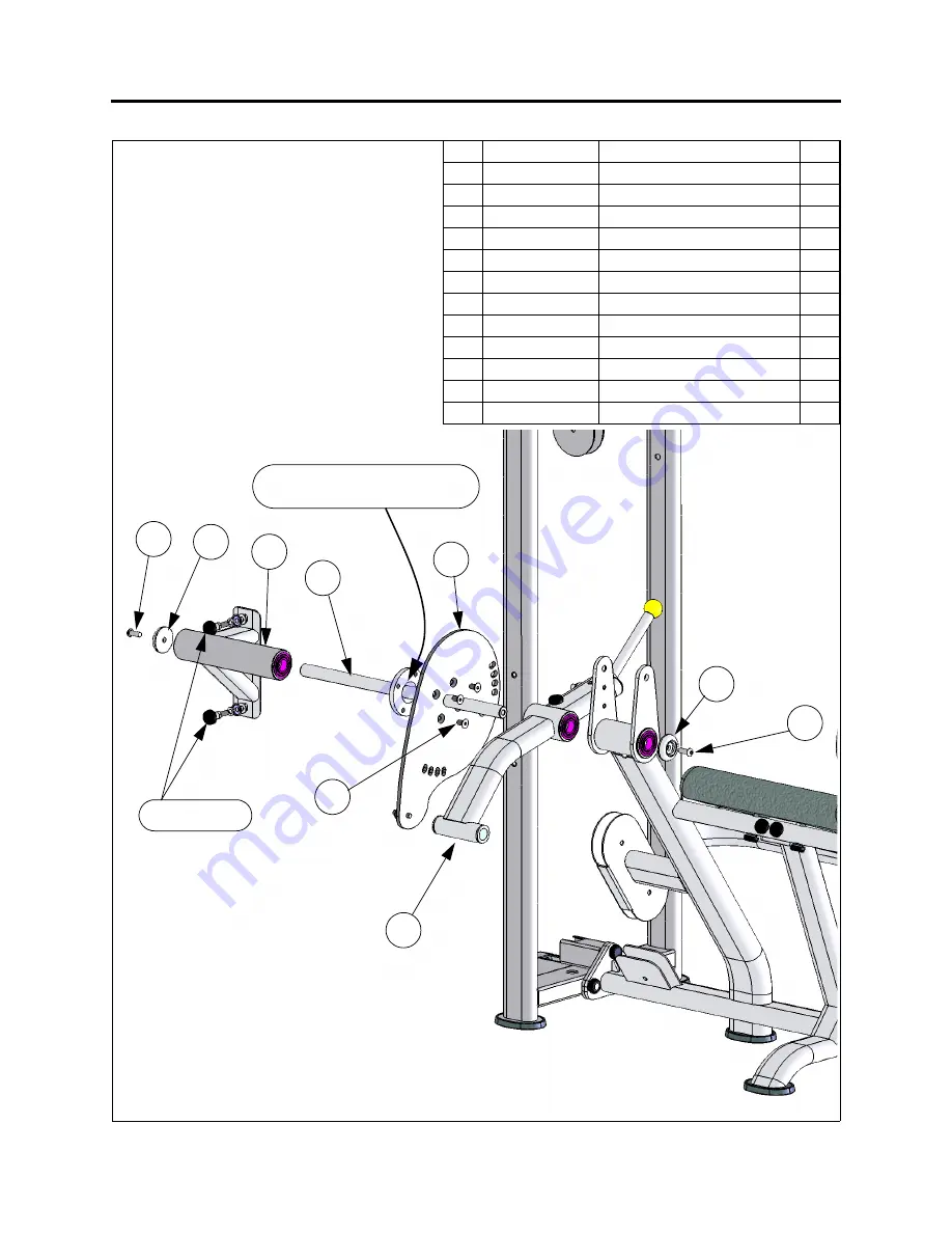 Paramount Fitness FS-50 Assembly Manual Download Page 13