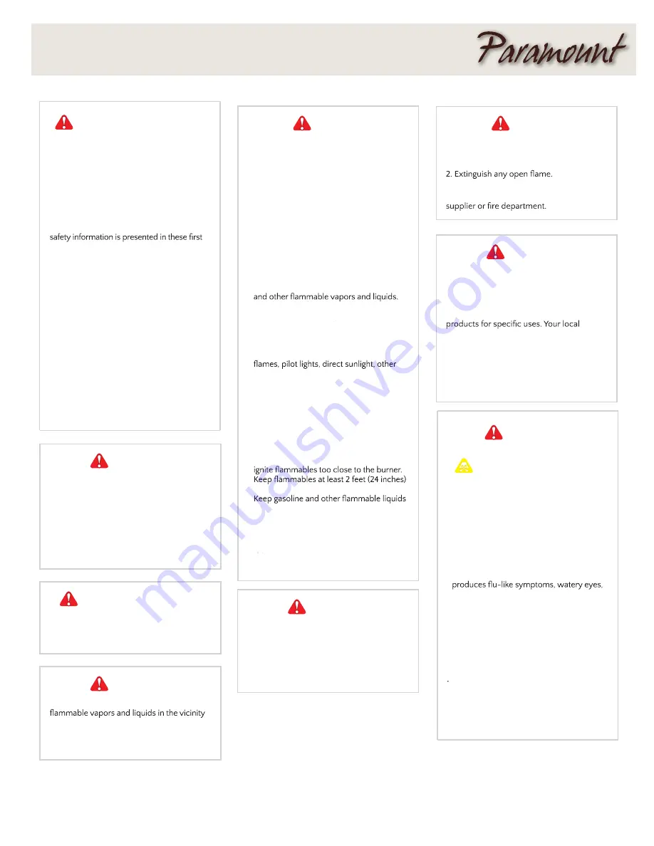 Paramount Fitness FS1010-T-183 Instructions And Owner'S Manual Download Page 4