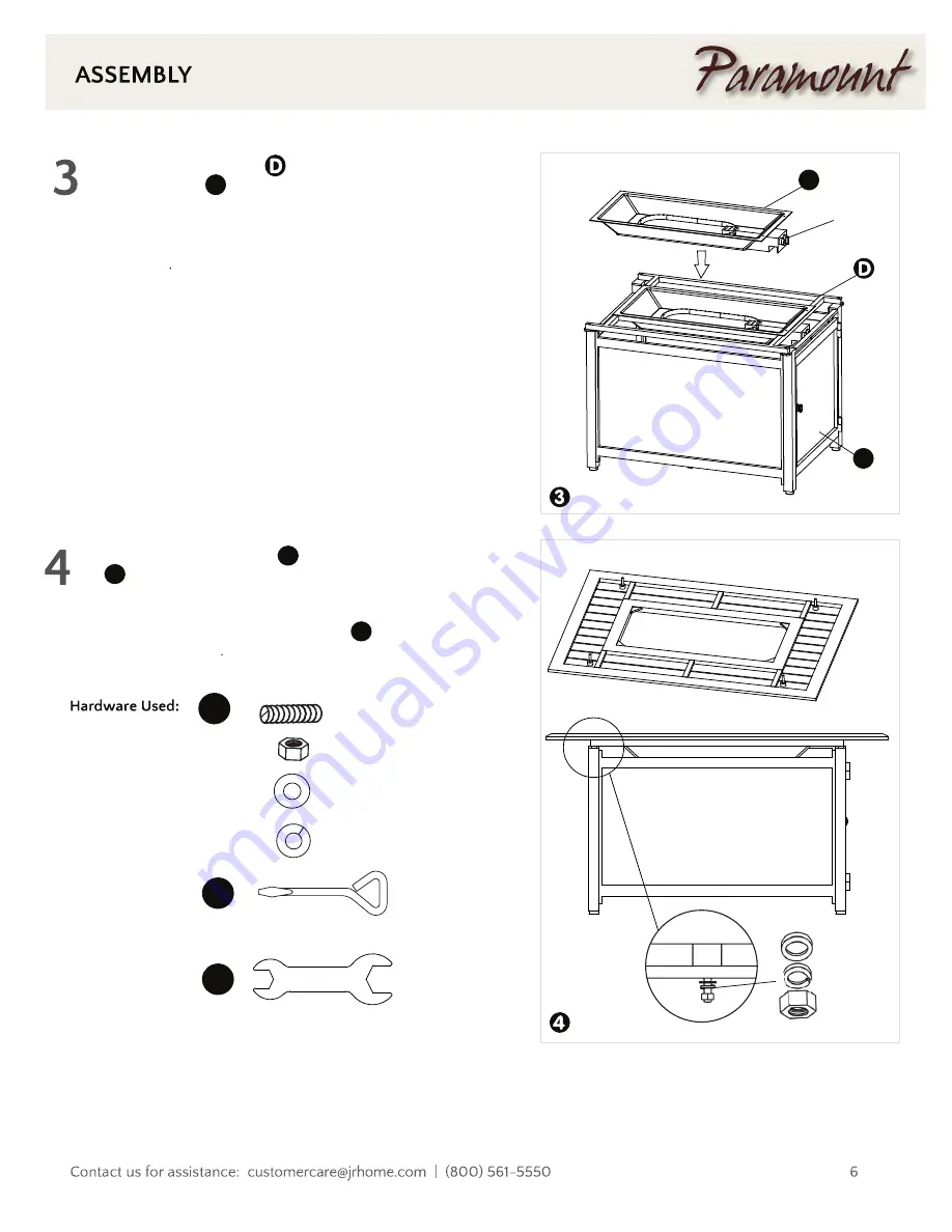 Paramount Fitness FS1010-T-183 Скачать руководство пользователя страница 6