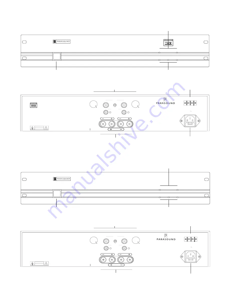 Parasound HCA-750A Скачать руководство пользователя страница 3