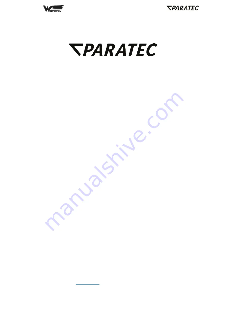 Paratec NeXt Wingman Manual Download Page 27