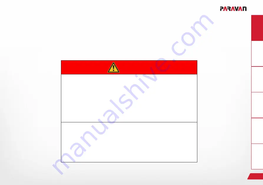 Paravan WHEELCHAIR Series Operating Instructions Manual Download Page 25