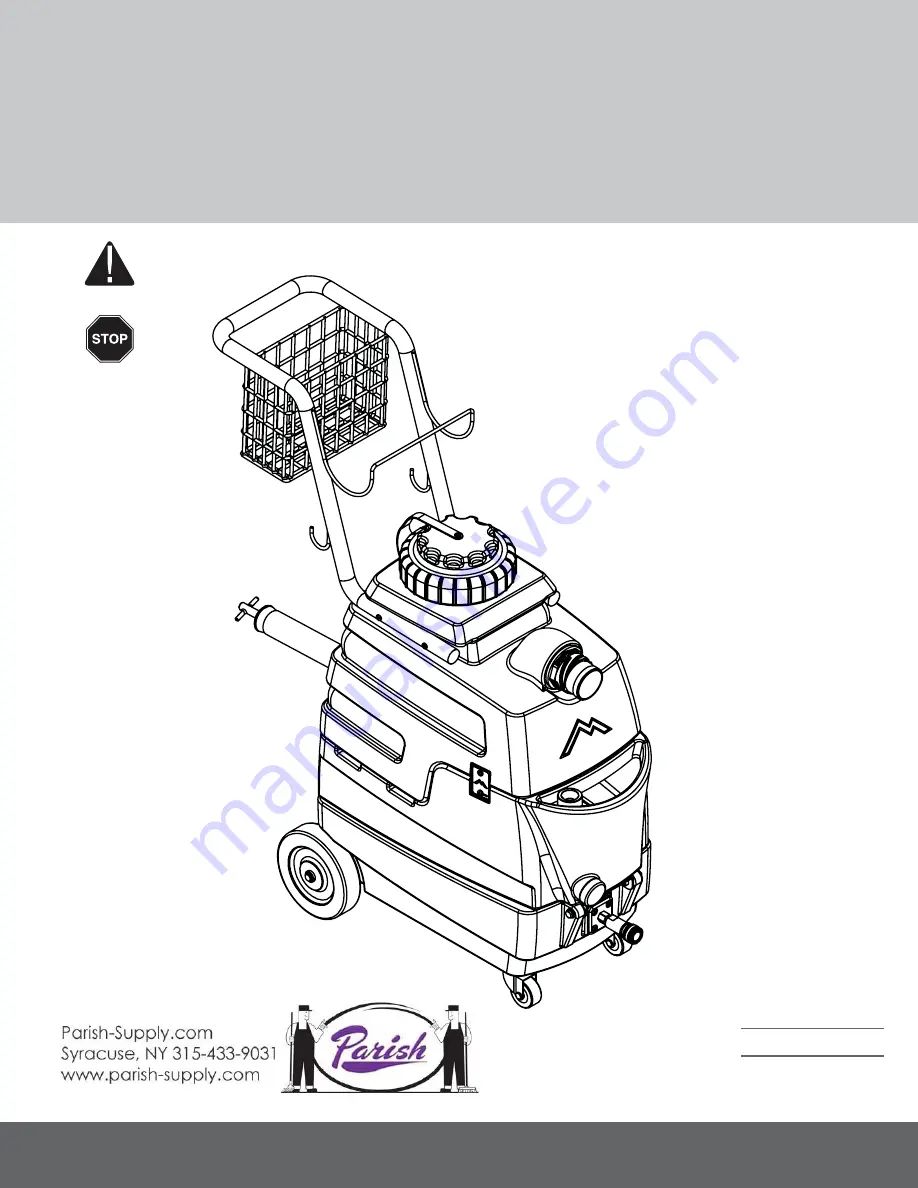 Parish Supply 8070 Mytee Lite Скачать руководство пользователя страница 1