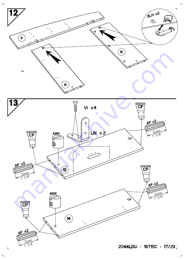 Parisot Meubles 2044LISU Manual Download Page 17