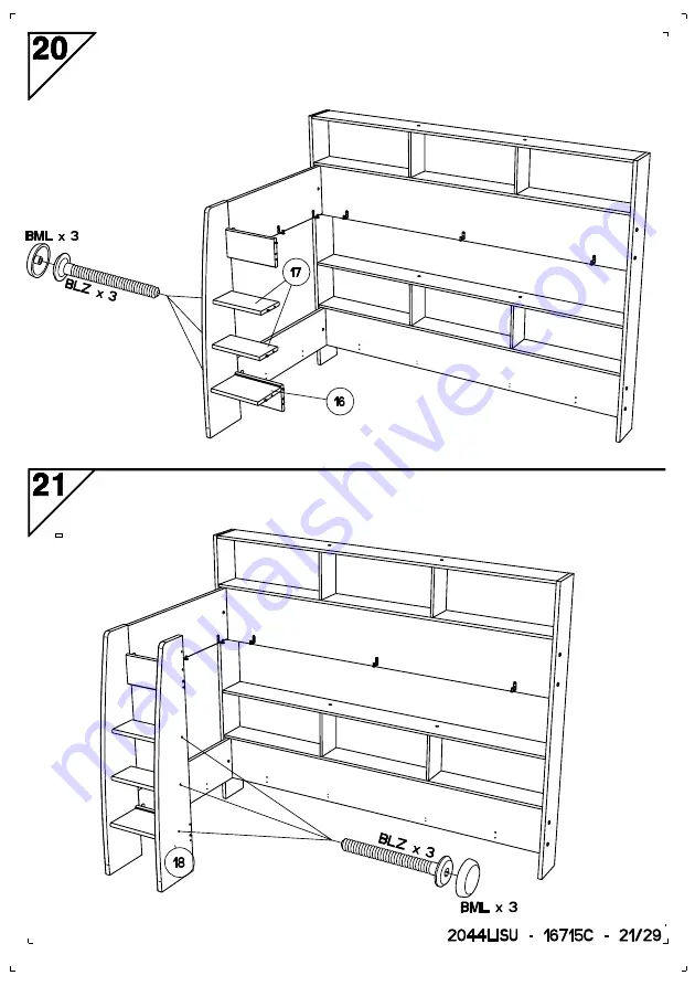 Parisot Meubles 2044LISU Manual Download Page 21