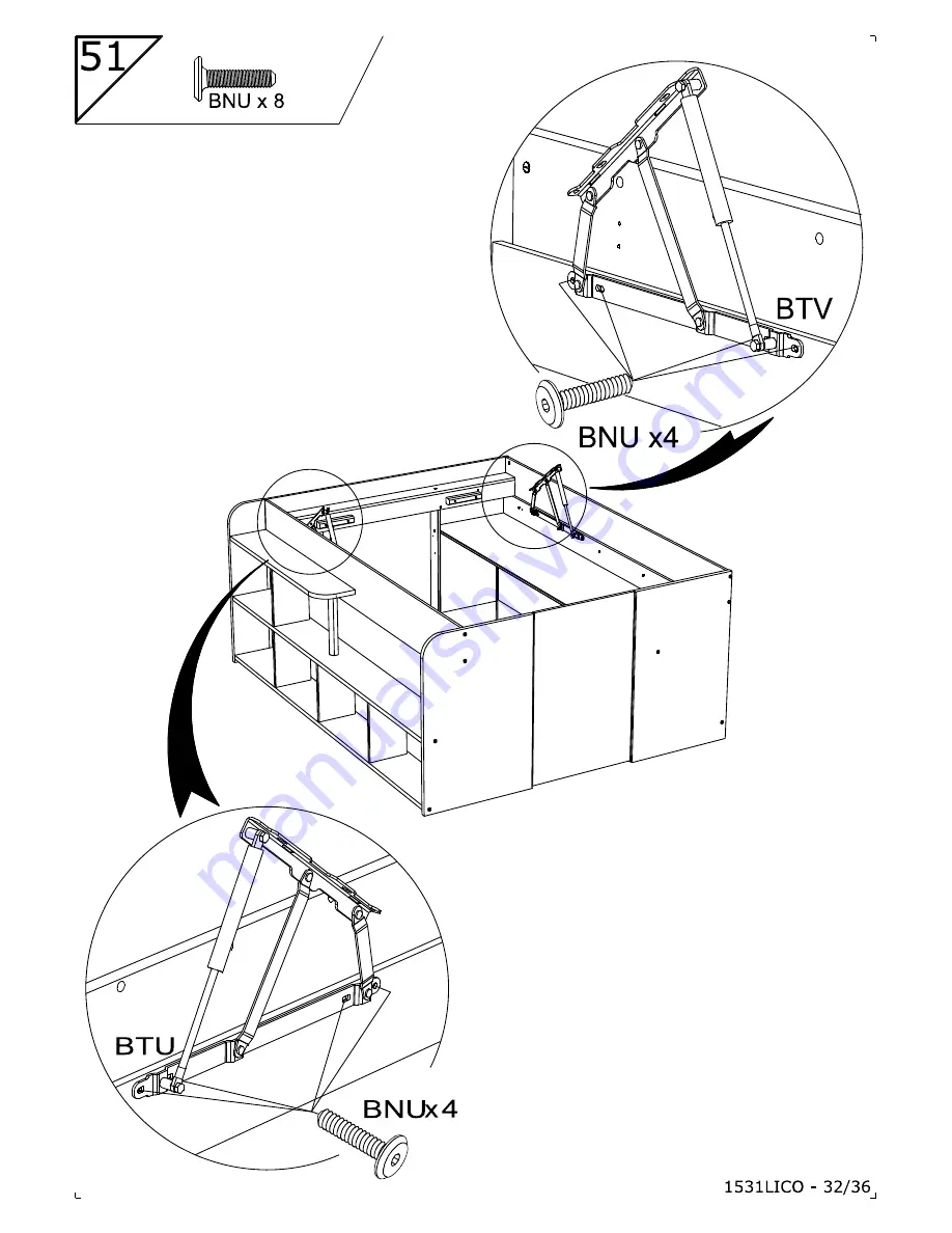 PARISOT 1531LICO Assembly Instructions Manual Download Page 32