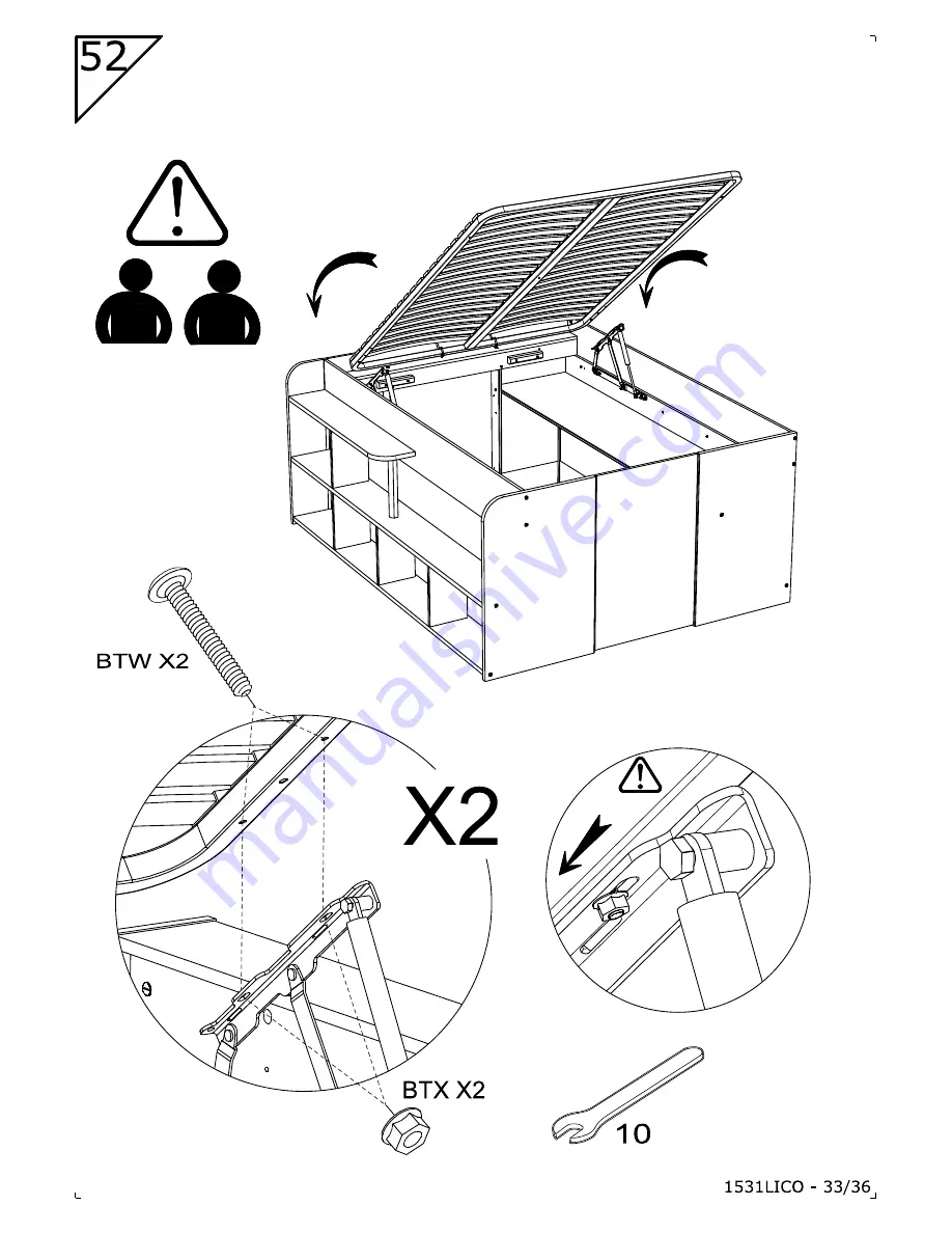 PARISOT 1531LICO Assembly Instructions Manual Download Page 33