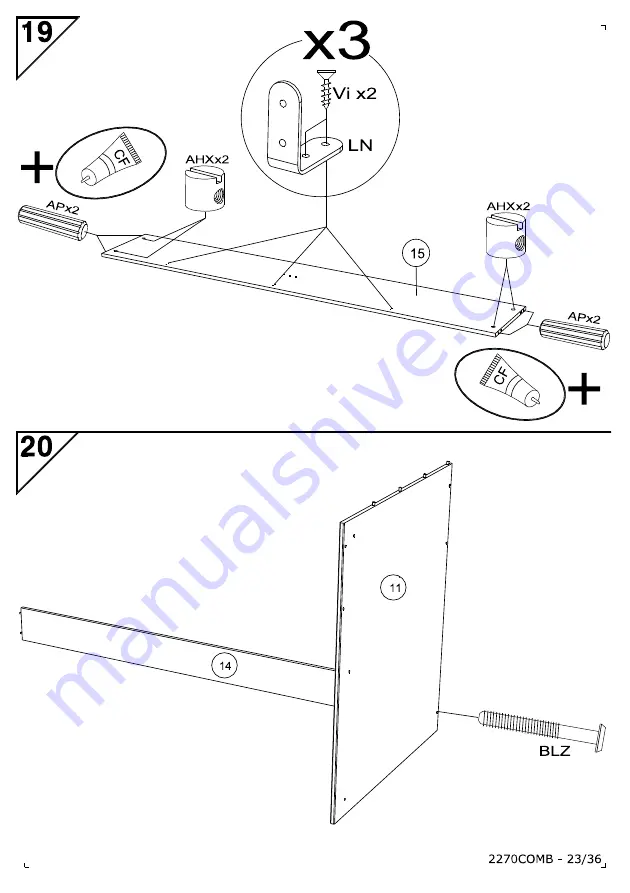 PARISOT 2270COMB Directions For Use Manual Download Page 23