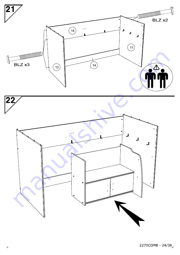 PARISOT 2270COMB Directions For Use Manual Download Page 24