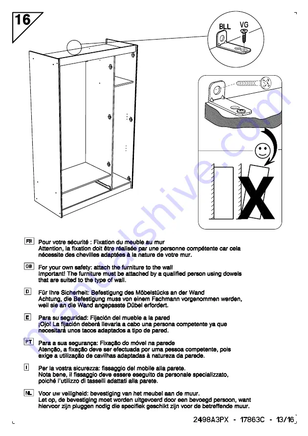 PARISOT Bibop 2326LISU Assembly Instructions Manual Download Page 56