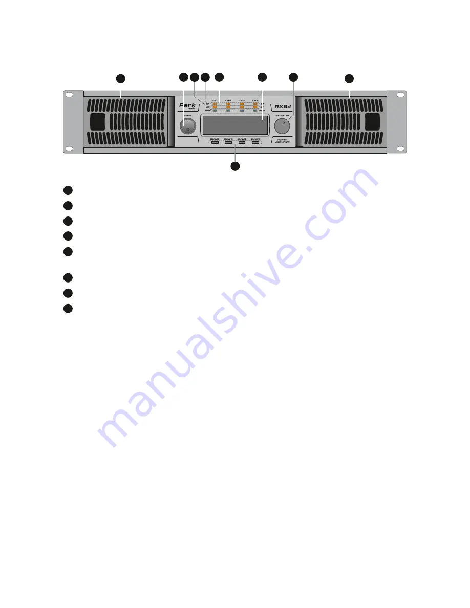 PARK AUDIO RX Series Owner'S Manual Download Page 10