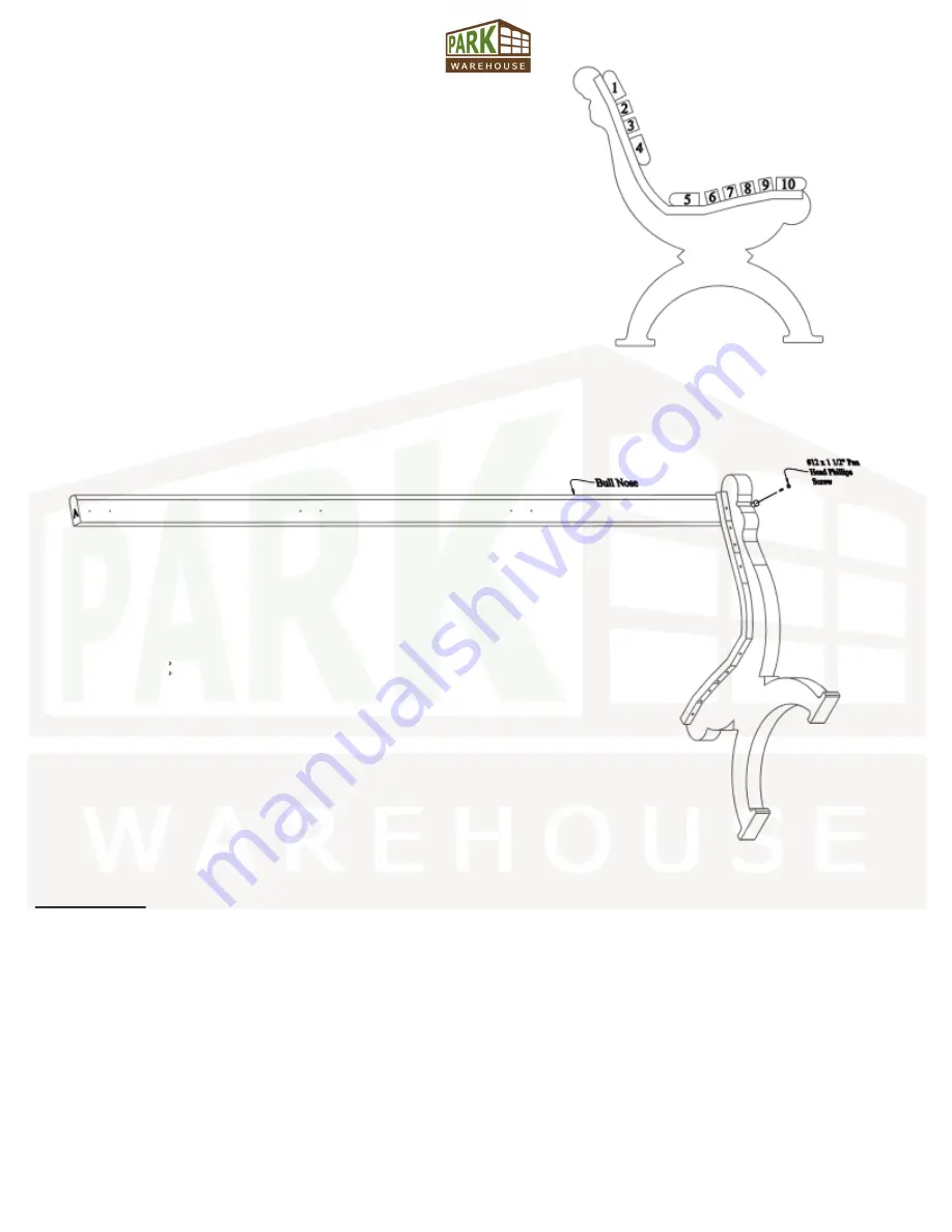 PARK WAREHOUSE Cambridge Assembly Instructions Manual Download Page 4