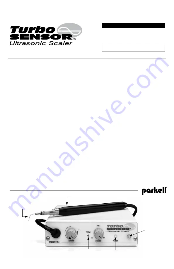 parkell TurboSENSOR D560-110 Instructions For Use Manual Download Page 1