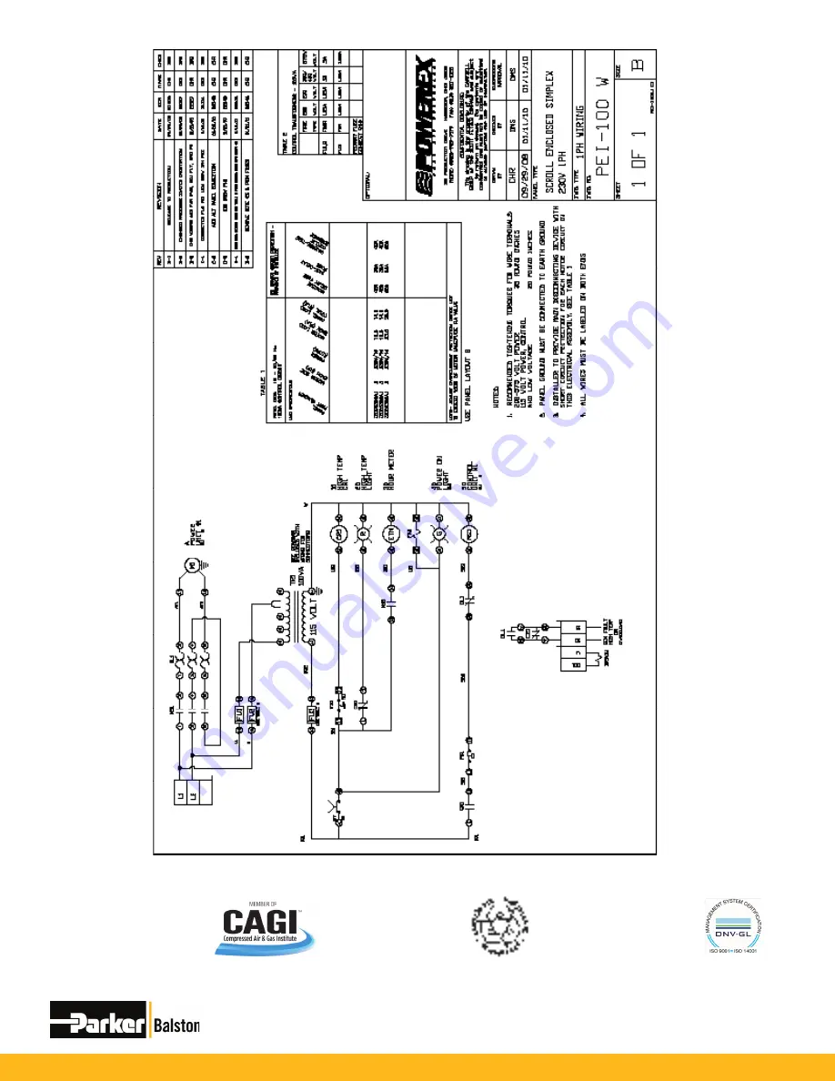 Parker Balston Super Flow Tri-Gas Generator Series Installation, Operation And Maintenance Manual Download Page 36