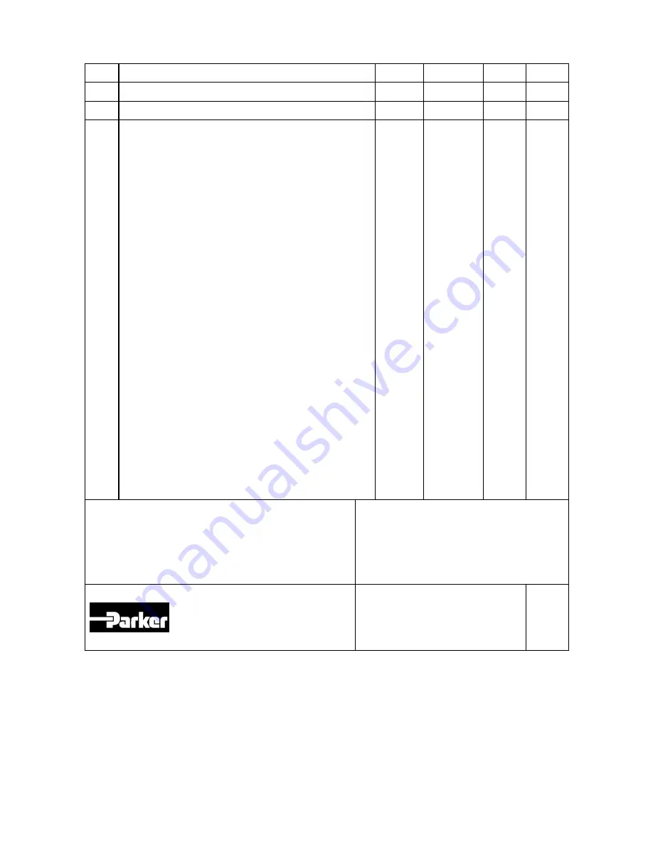 Parker 8902/RE Technical Manual Download Page 15