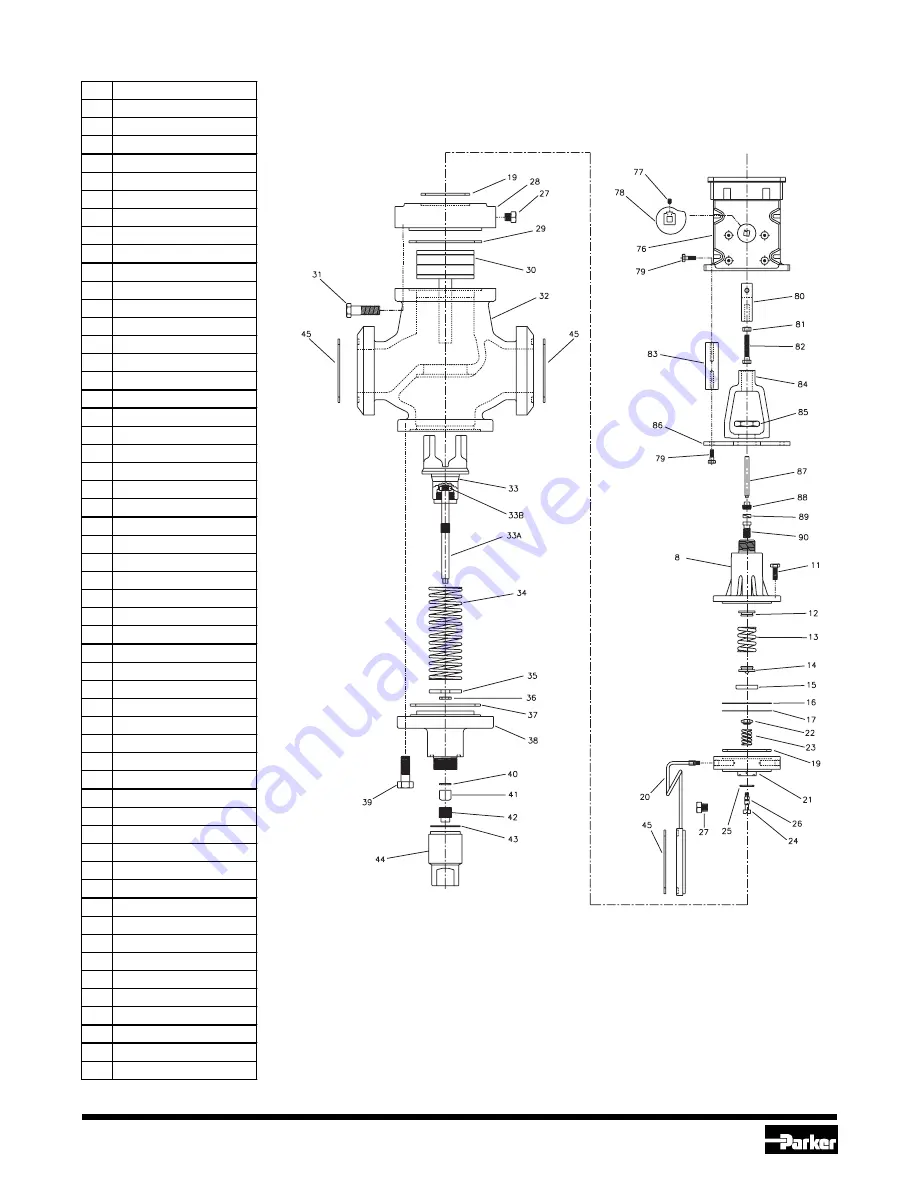 Parker A4AM-DN Installation And Service Information Download Page 7