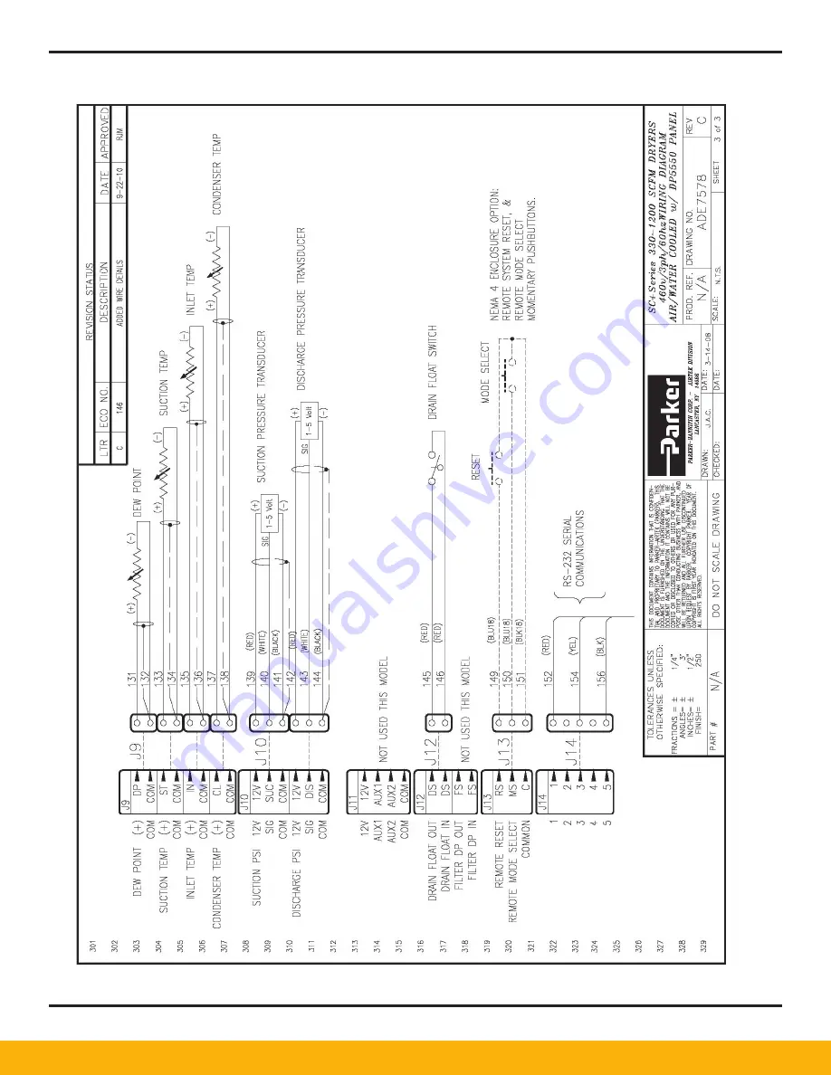 Parker Airtek Smart Cycle Plus SCP1200 User Manual Download Page 47