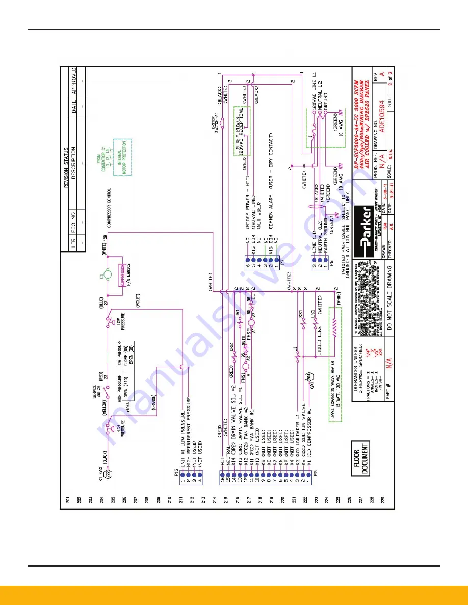 Parker Airtek Smart Cycle Plus SCP1200 User Manual Download Page 77