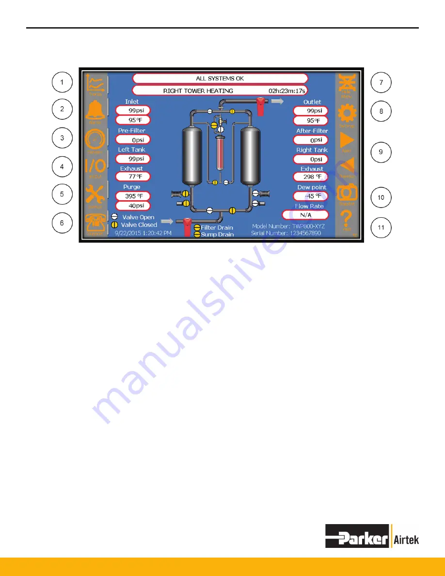 Parker Airtek TWB1000 User Manual Download Page 29