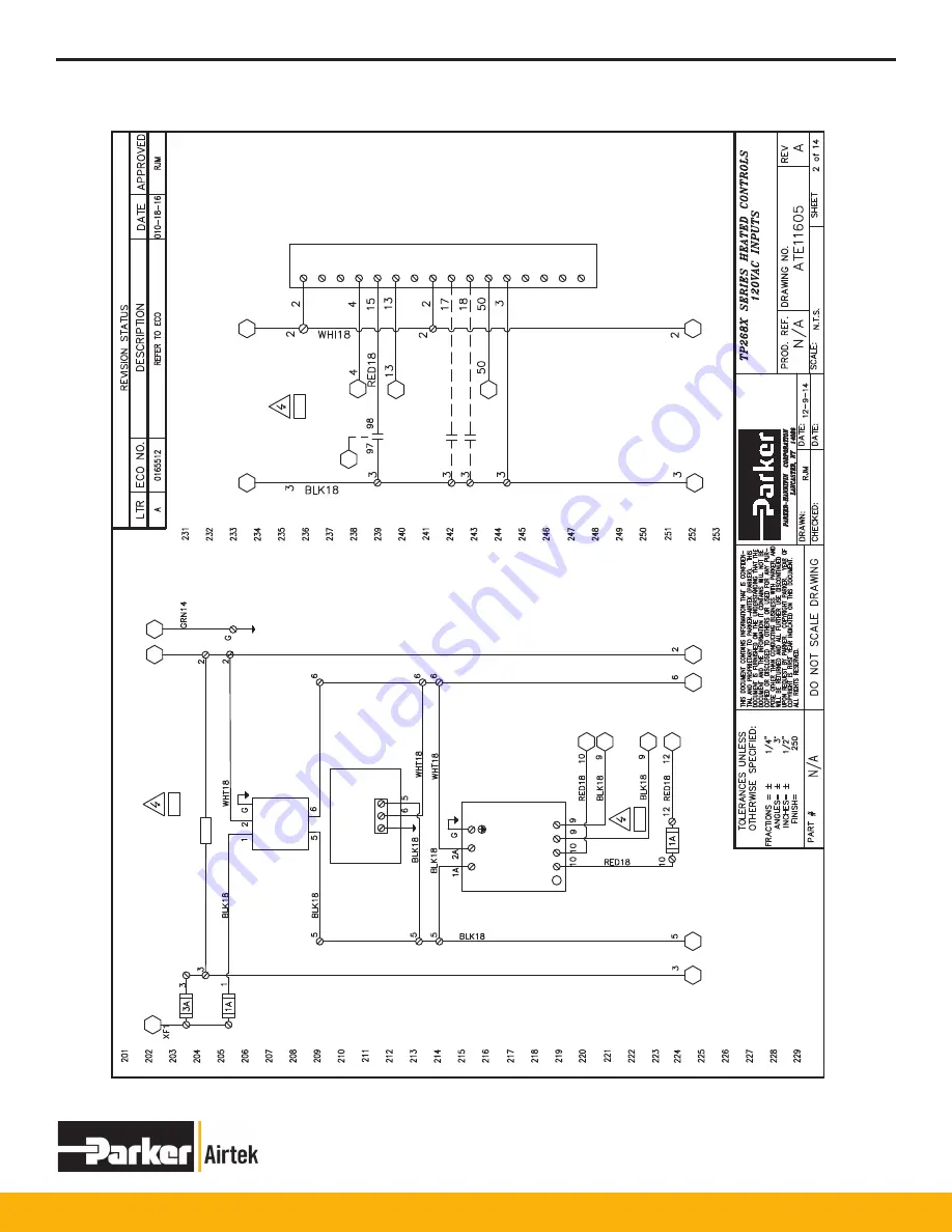 Parker Airtek TWP200 Скачать руководство пользователя страница 18