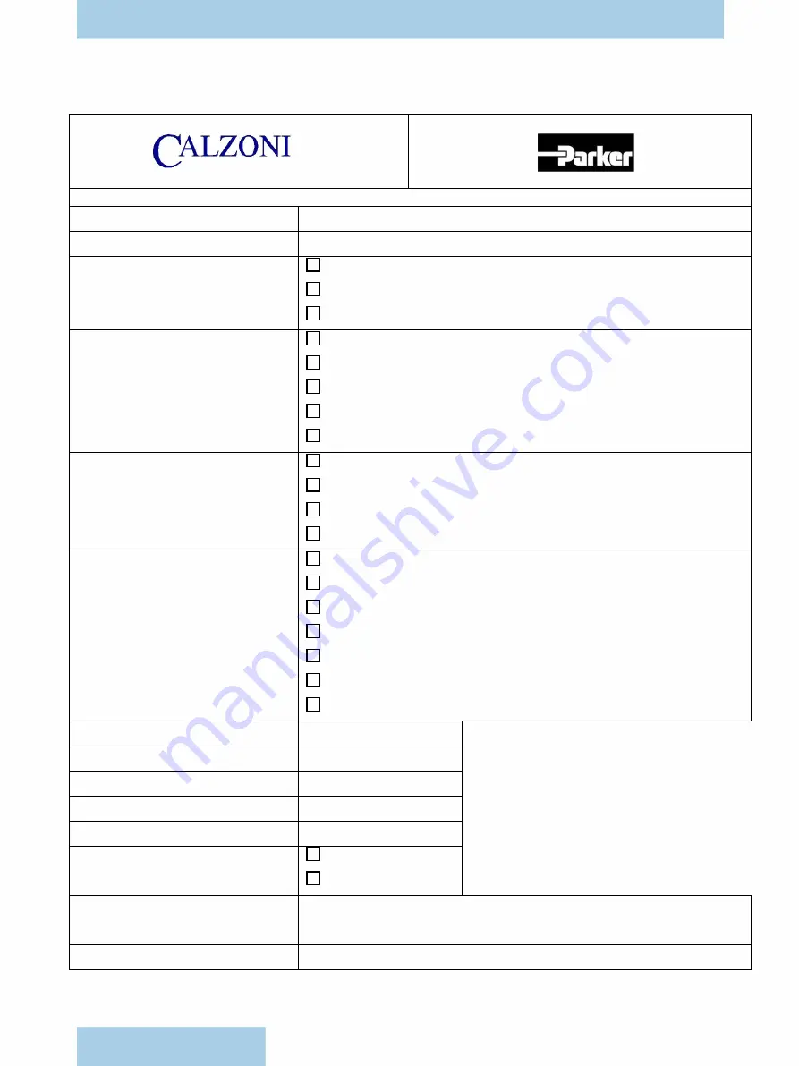 Parker Calzoni MR Series Installation And Maintenance Manual Download Page 49