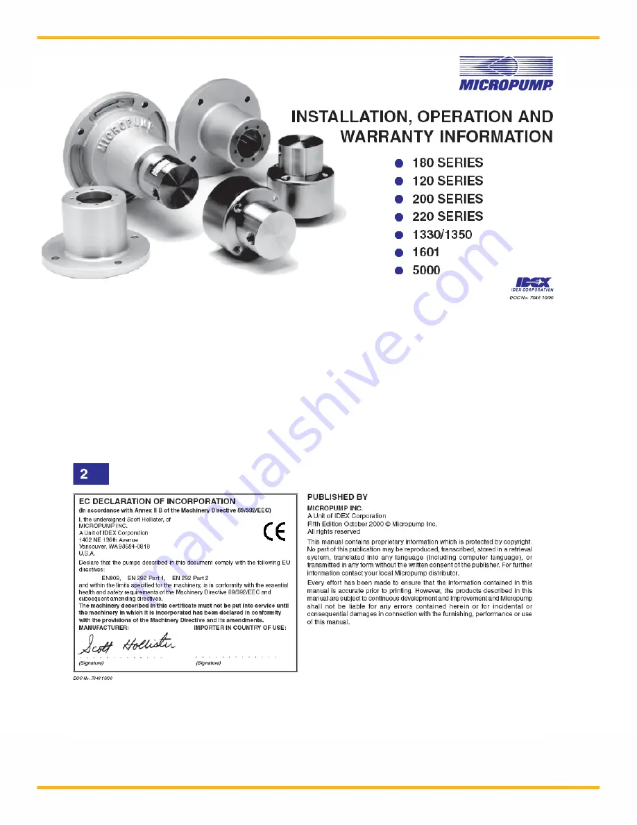 Parker ChemTec II Installation, Operating,  & Maintenance Instructions Download Page 56