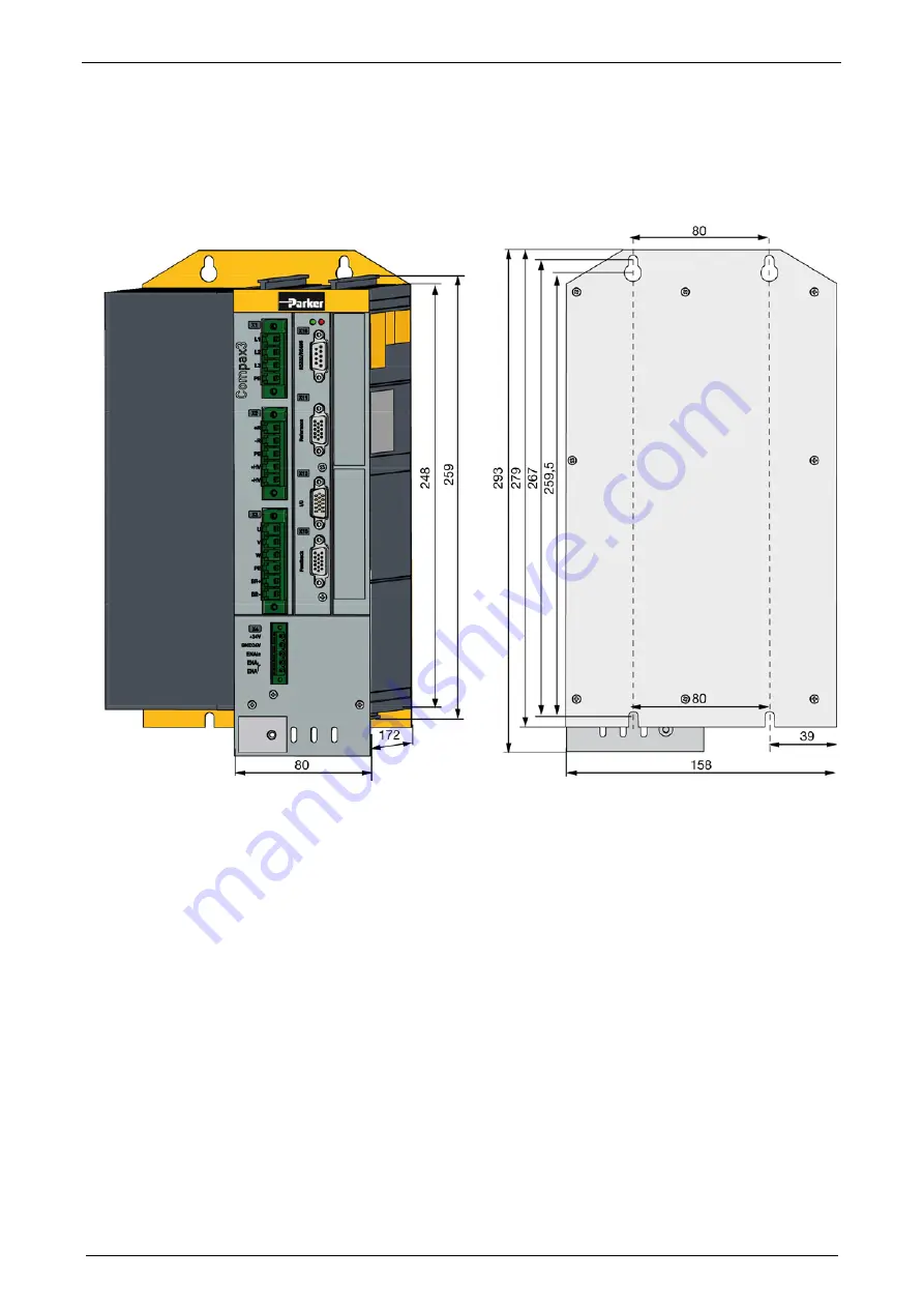 Parker Compax3 C3I20T11 Operating Instructions Manual Download Page 72