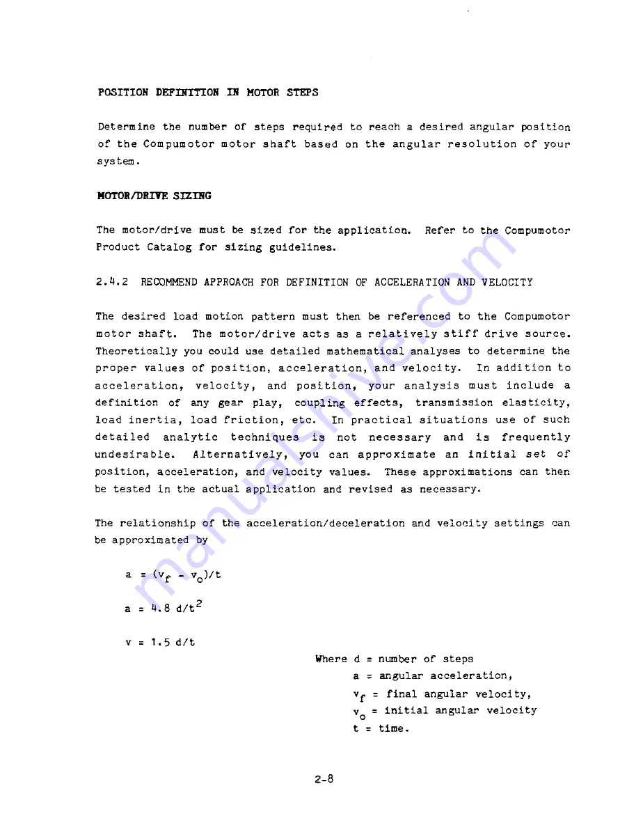 Parker Compumotor 430 User Manual Download Page 45