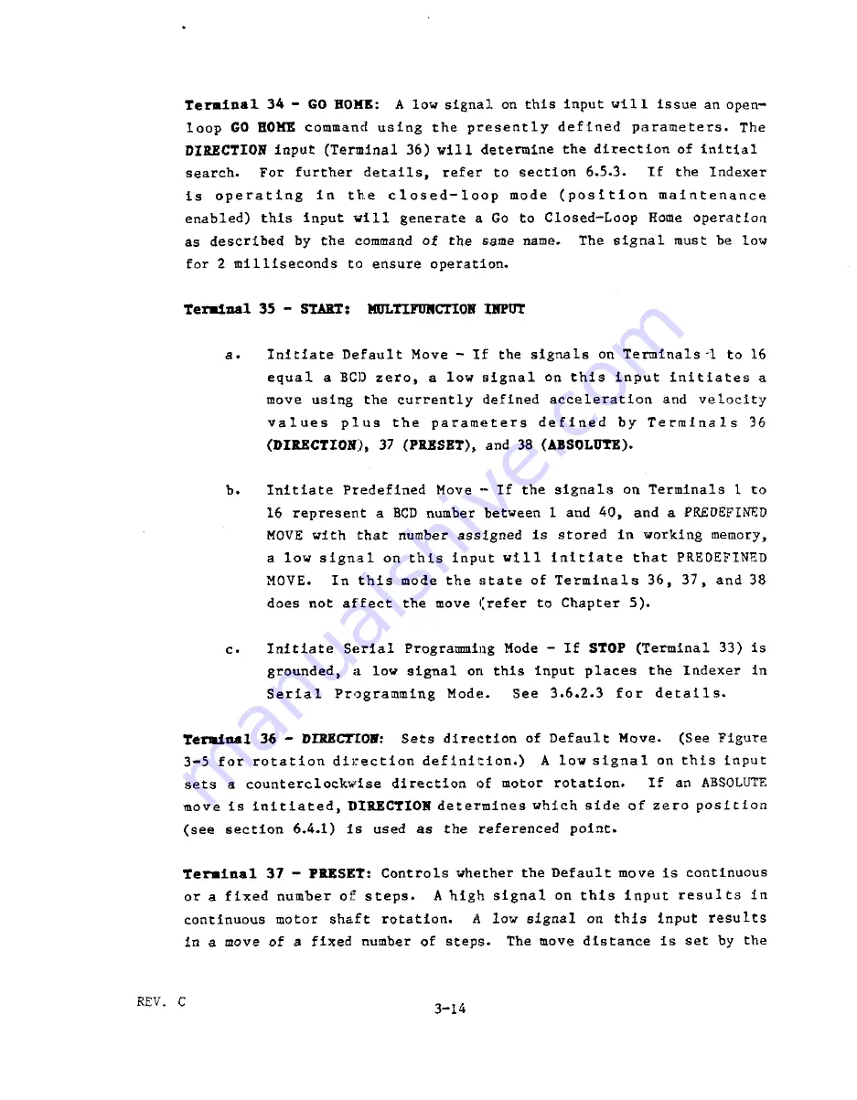 Parker Compumotor 430 User Manual Download Page 67